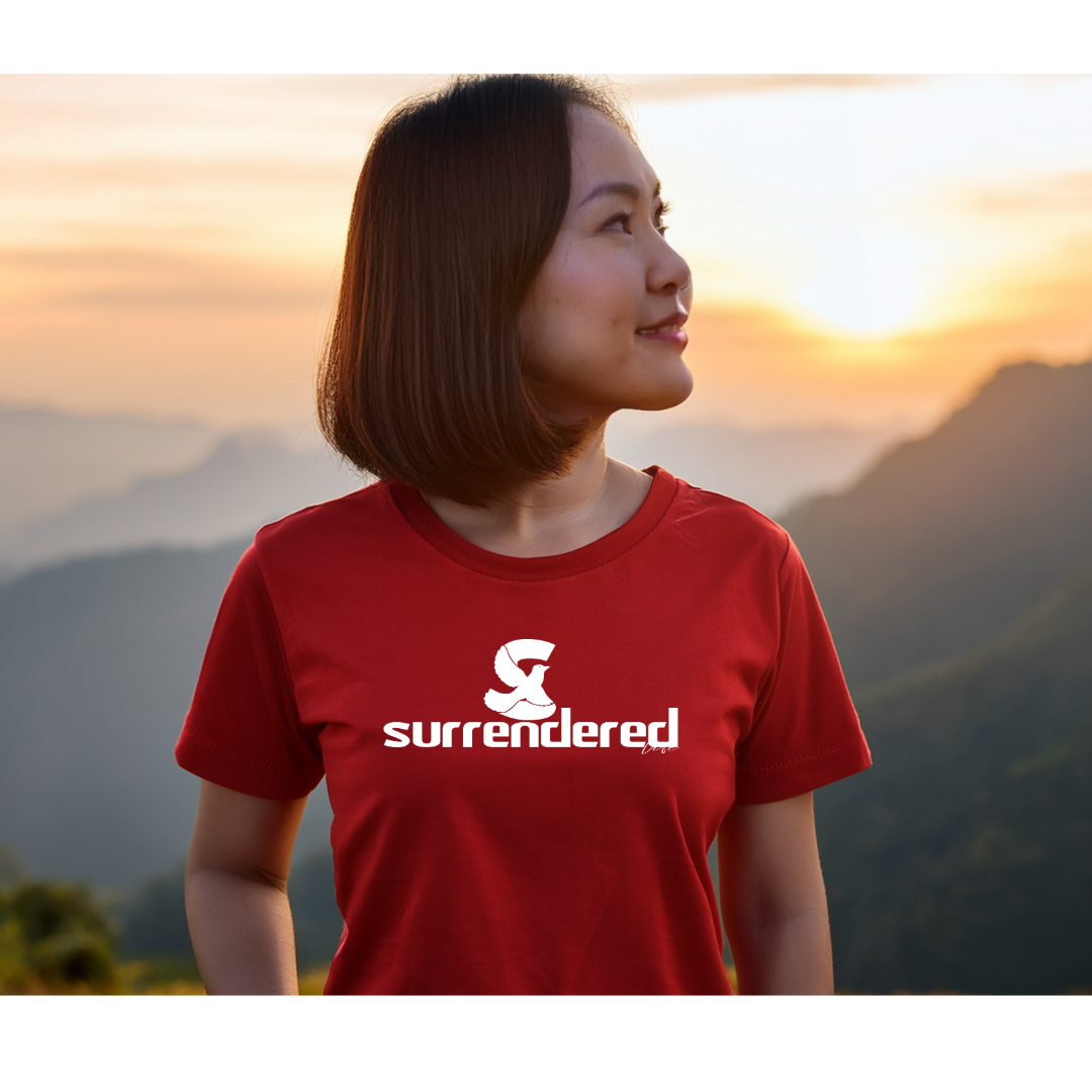 Red T-shirt with White Logo