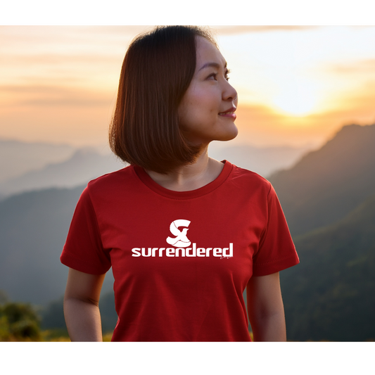 Red T-shirt with White Logo