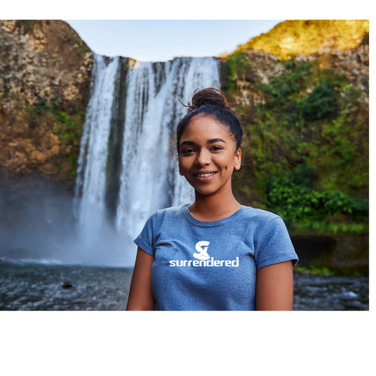 Blue T-shirt with White Logo